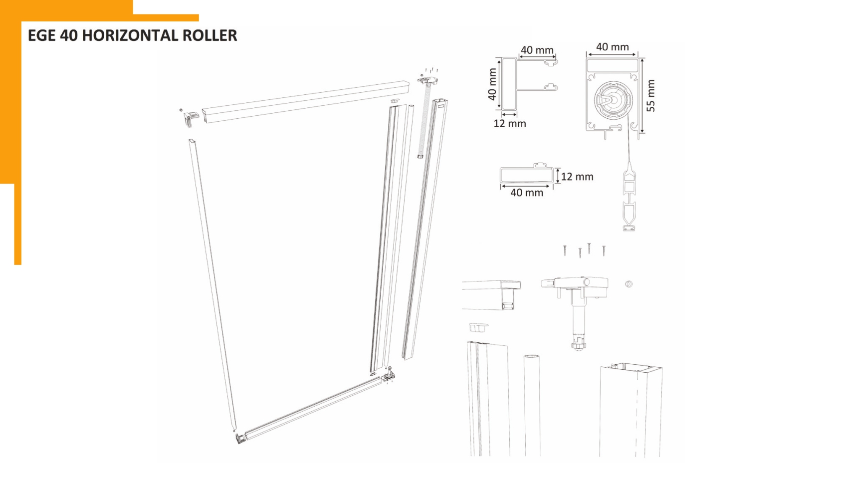 teknik-ege40-yatay-en Ege40 Horizontal Roller Screen Set